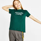 Ecologically grown cotton T-shirt with slogan