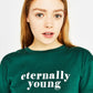 Ecologically grown cotton T-shirt with slogan