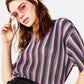 Pleated T-shirt