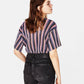 Pleated T-shirt
