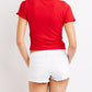 Refuge Cut-Off Shortie Shorts