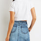 Refuge Button Up Denim Skirt