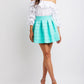 Pleated Skater Skirt