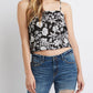 Floral Hi Low Tank Top