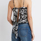 Floral Hi Low Tank Top