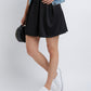Pleated Scuba Skater Skirt