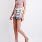 Floral Tie Front Shorts
