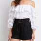 Pleated Paperbag Shorts