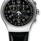 Swatch Analog Black Dial Men's Watch - YOS440